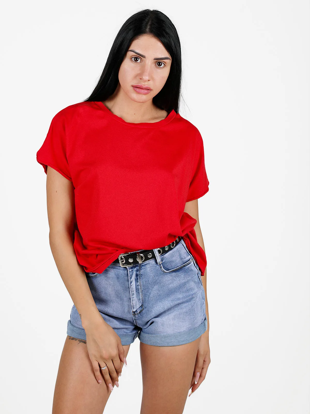Daystar T-shirt oversize femme en coton