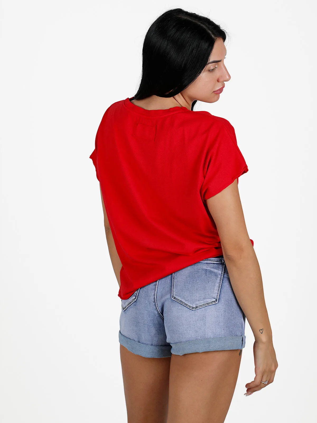 Daystar T-shirt oversize femme en coton
