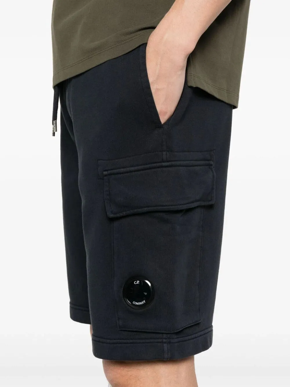 `Diagonal Fleece` Cargo Shorts