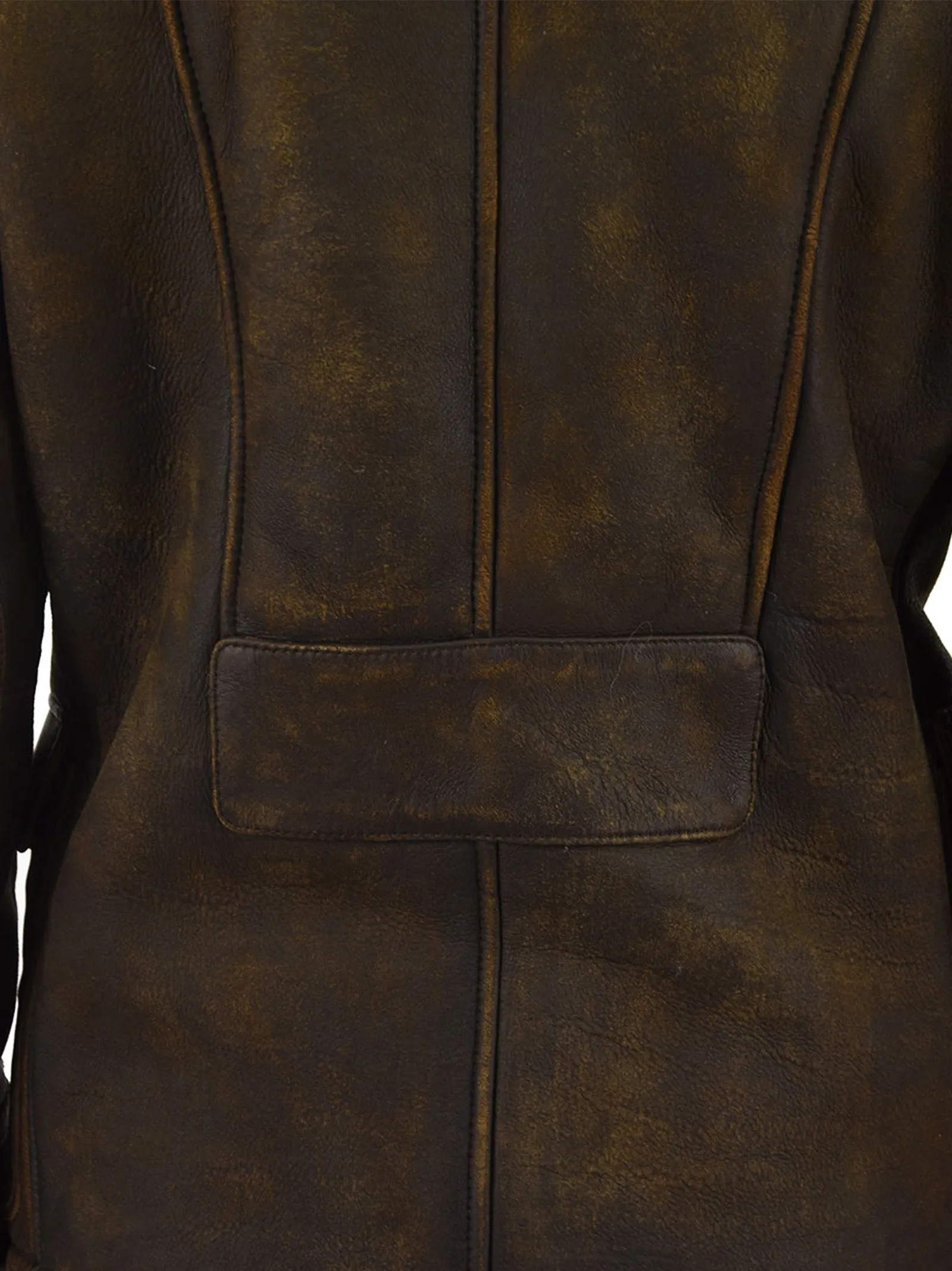 Dsquared2 Cappotto Montone Lungo Marrone Uomo Mod.S74AA0044SX7948143