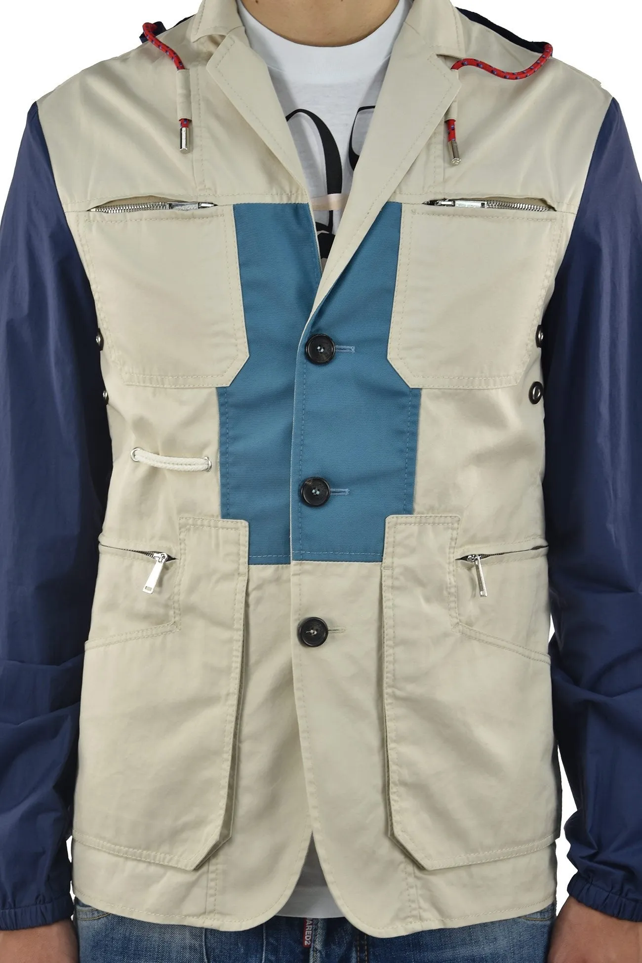 Dsquared2 Giubbotto Beige Uomo Cotone Mod.S74BN0362S35830020
