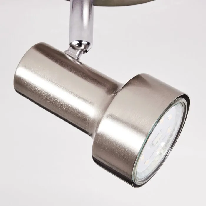 Edain Plafoniera, Faretto da soffitto LED Cromo, Nichel opaco, 1-Luce