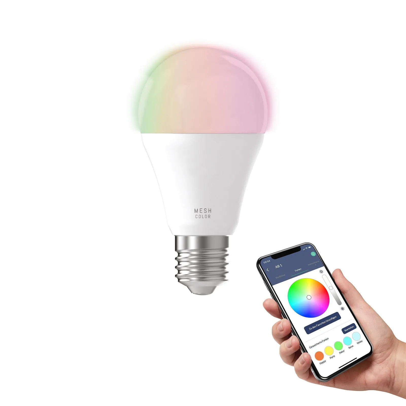EGLO connect E27 A60 Lampadina LED 9W 806lm RGBW