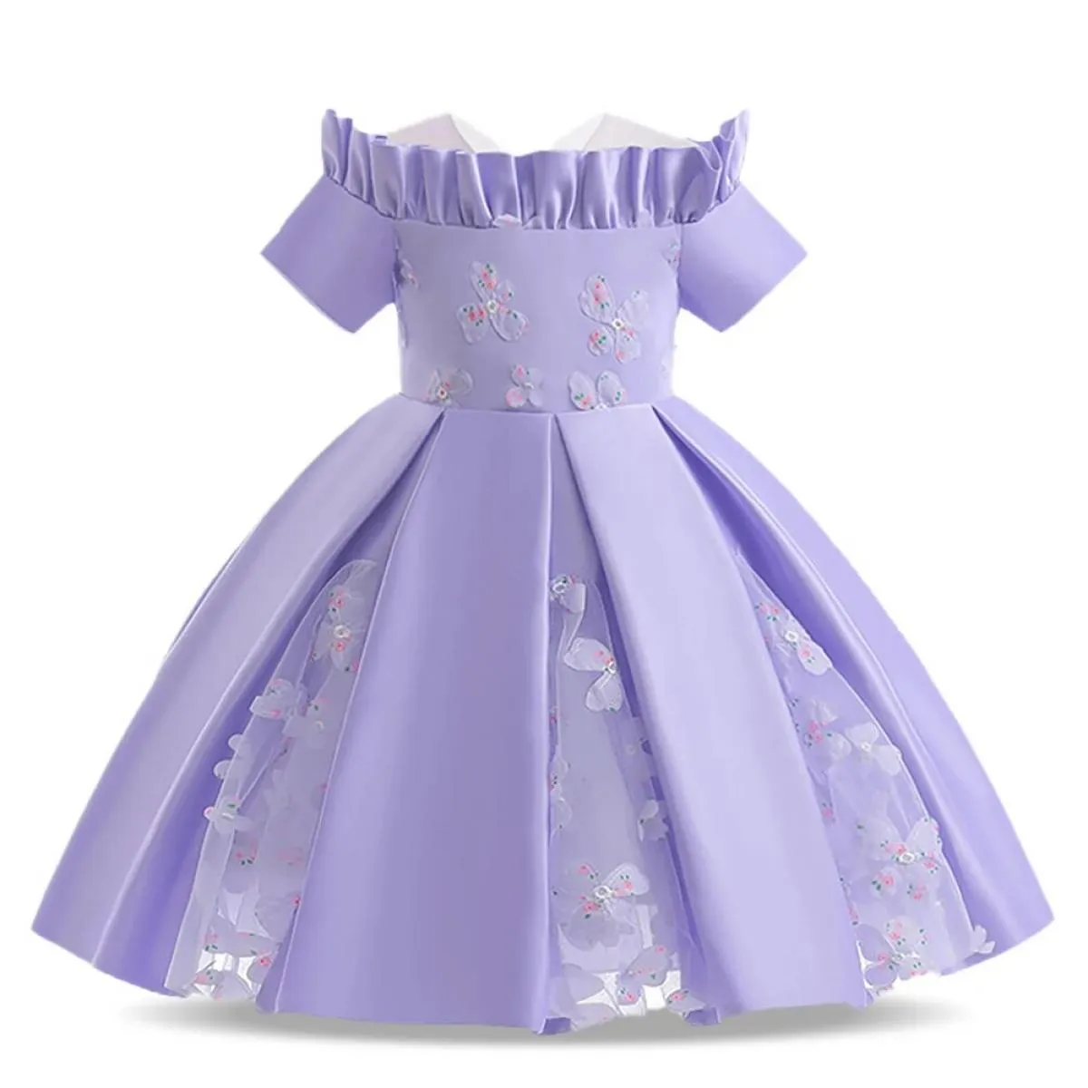 Elegante abito da ragazza di fiori per matrimonio, compleanno, tutù formale, abito da sera per bambini, festa di laurea, costume