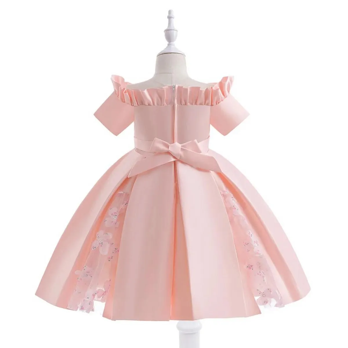 Elegante abito da ragazza di fiori per matrimonio, compleanno, tutù formale, abito da sera per bambini, festa di laurea, costume