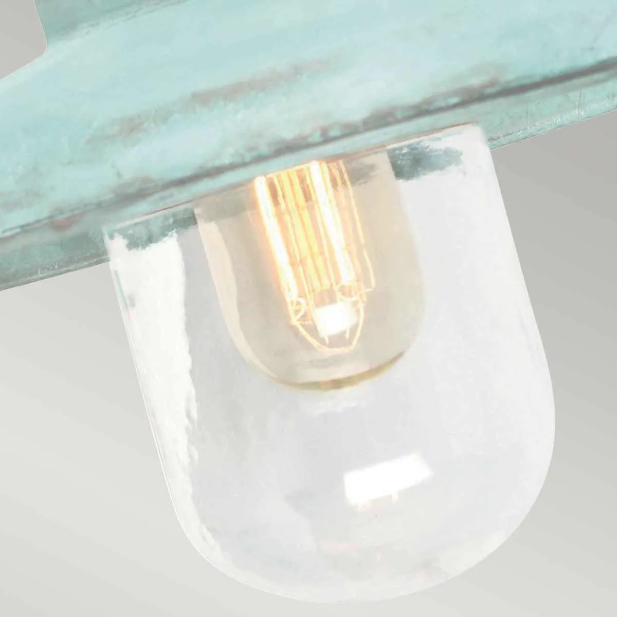Elstead Lighting  Applique da parete per esterni con struttura in ottone e diffusore in vetro Somerton - 100W