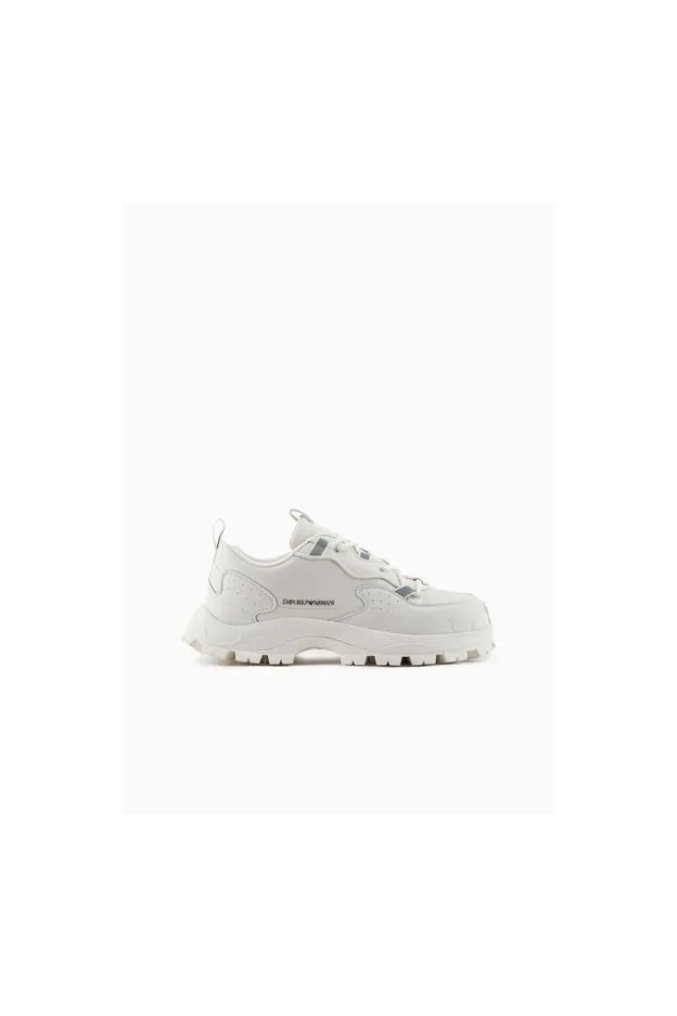 Emporio Armani Sneakers allacciatura trekking in nylon