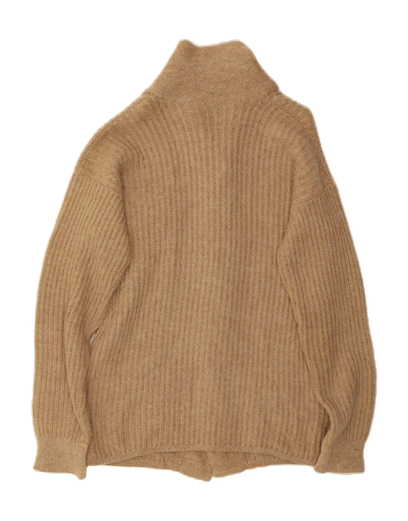 ERMENEGILDO ZEGNA Mens Cardigan Sweater Medium Brown