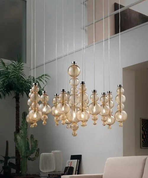 Evi Style San Marco SO13 B Lampadario 3 Colori 13 Luci