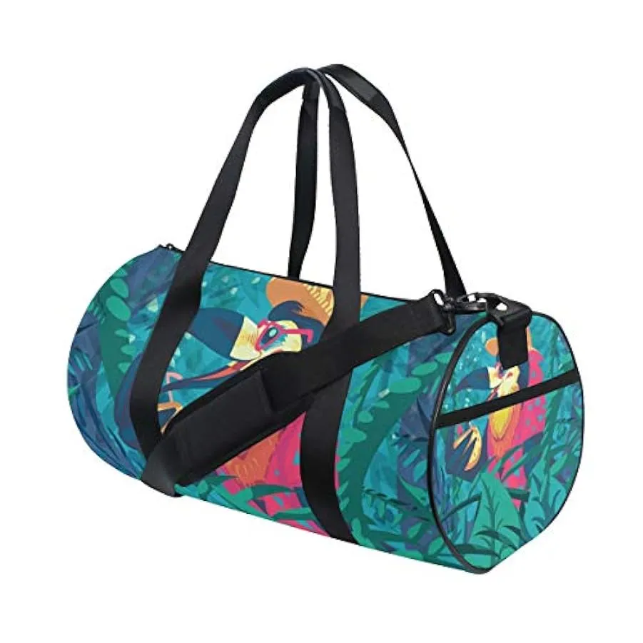 FAJRO Tropicale Toucan e Leaf Gym Borsone da viaggio da uomo 182245790