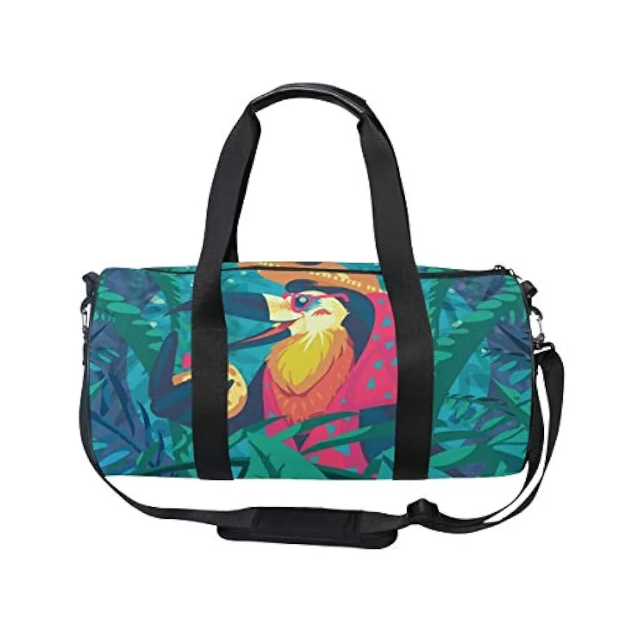 FAJRO Tropicale Toucan e Leaf Gym Borsone da viaggio da uomo 182245790