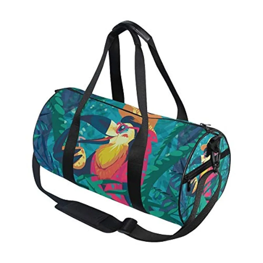 FAJRO Tropicale Toucan e Leaf Gym Borsone da viaggio da uomo 182245790