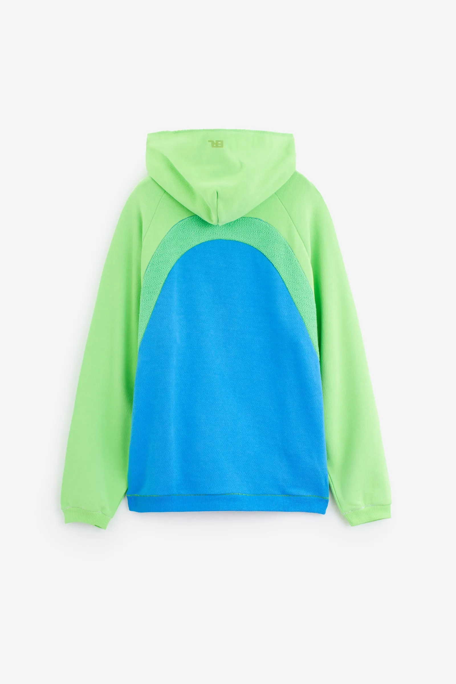 Felpa RAINBOW HOODIE in cotone blu