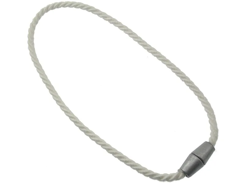 Fermatende calamita Bracciale in acciaio bianco