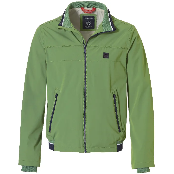 Finnmark giacca estiva slim fit antivento e impermeabile Verde