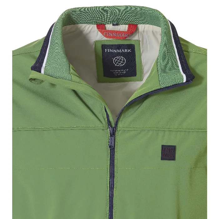 Finnmark giacca estiva slim fit antivento e impermeabile Verde