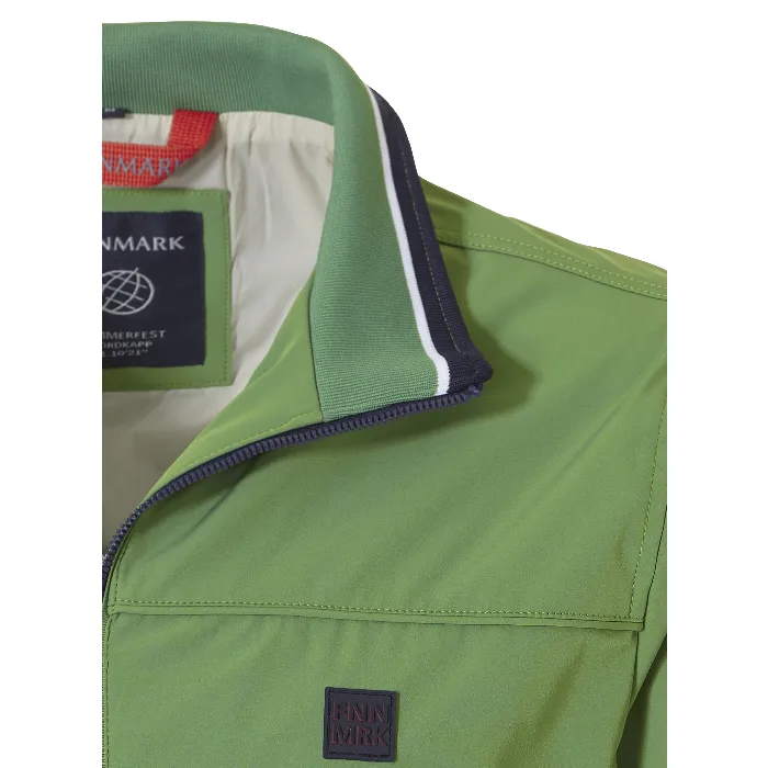 Finnmark giacca estiva slim fit antivento e impermeabile Verde