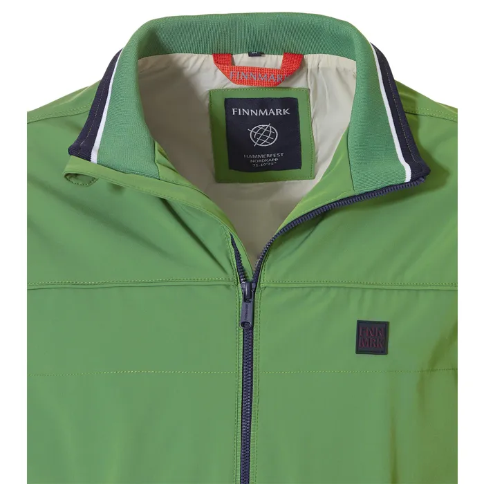 Finnmark giacca estiva slim fit antivento e impermeabile Verde