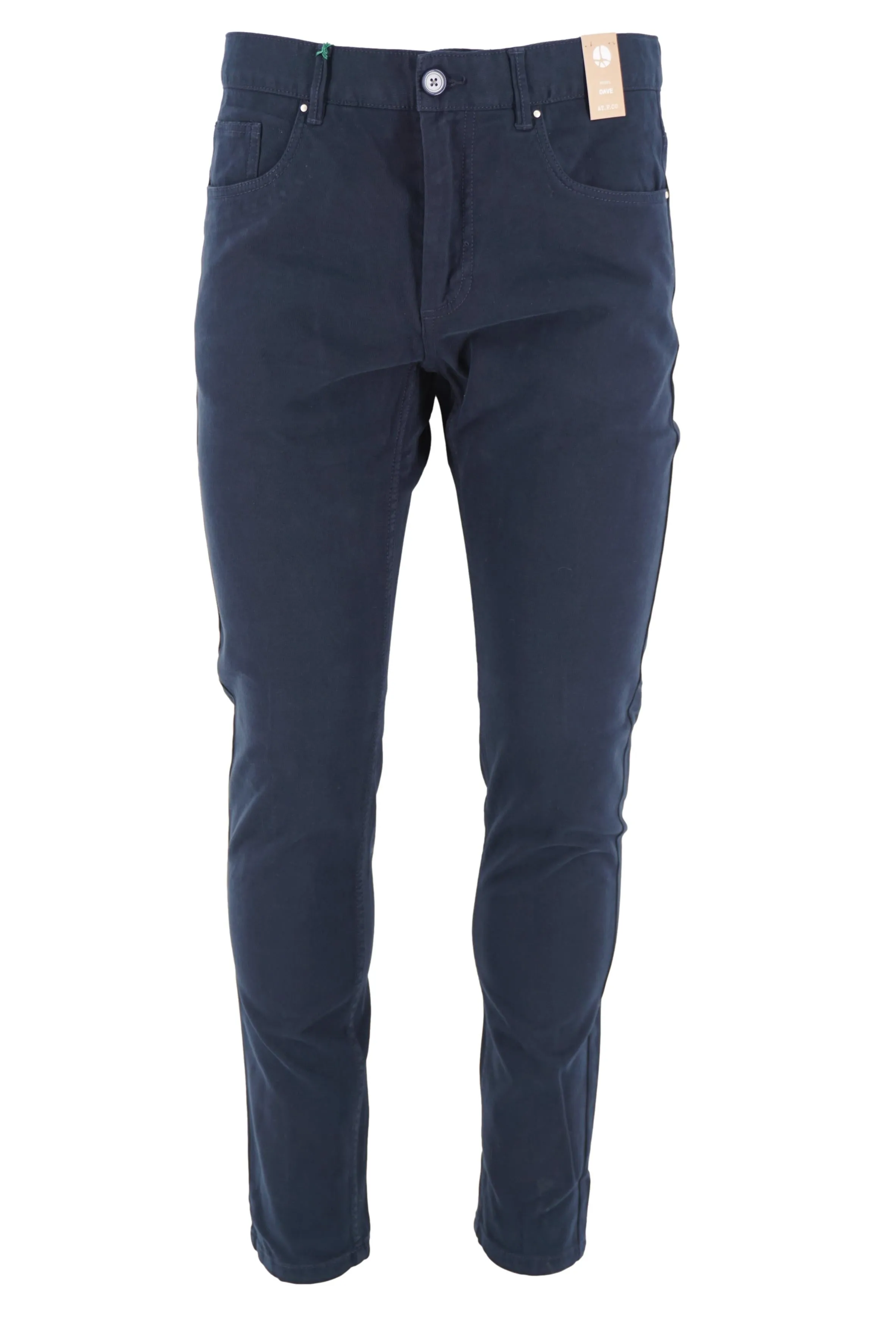 Five Pocket Trousers in Warm Cotton / Blue
