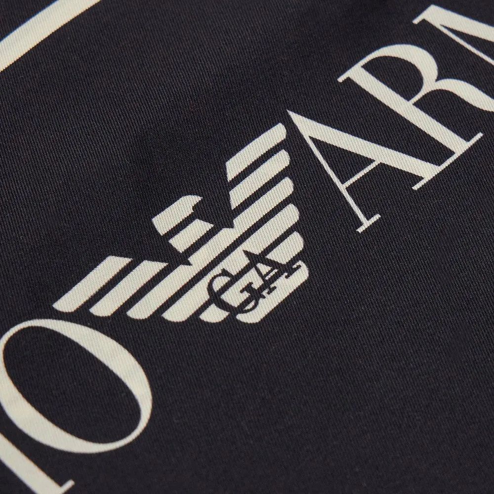 Foulard in seta stampa logo