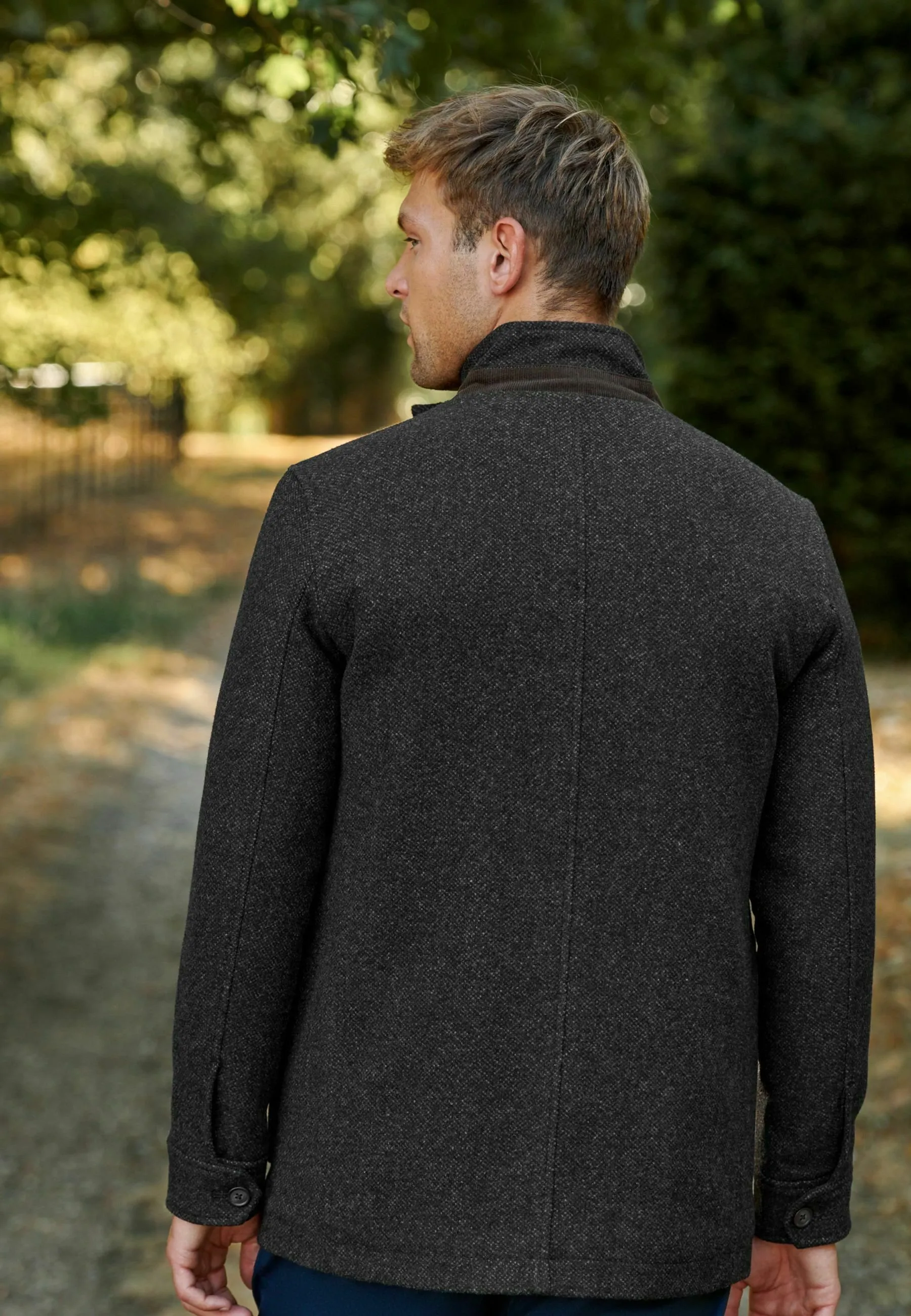 FOUR POCKET FUNNEL NECK STANDARD - Cappotto corto