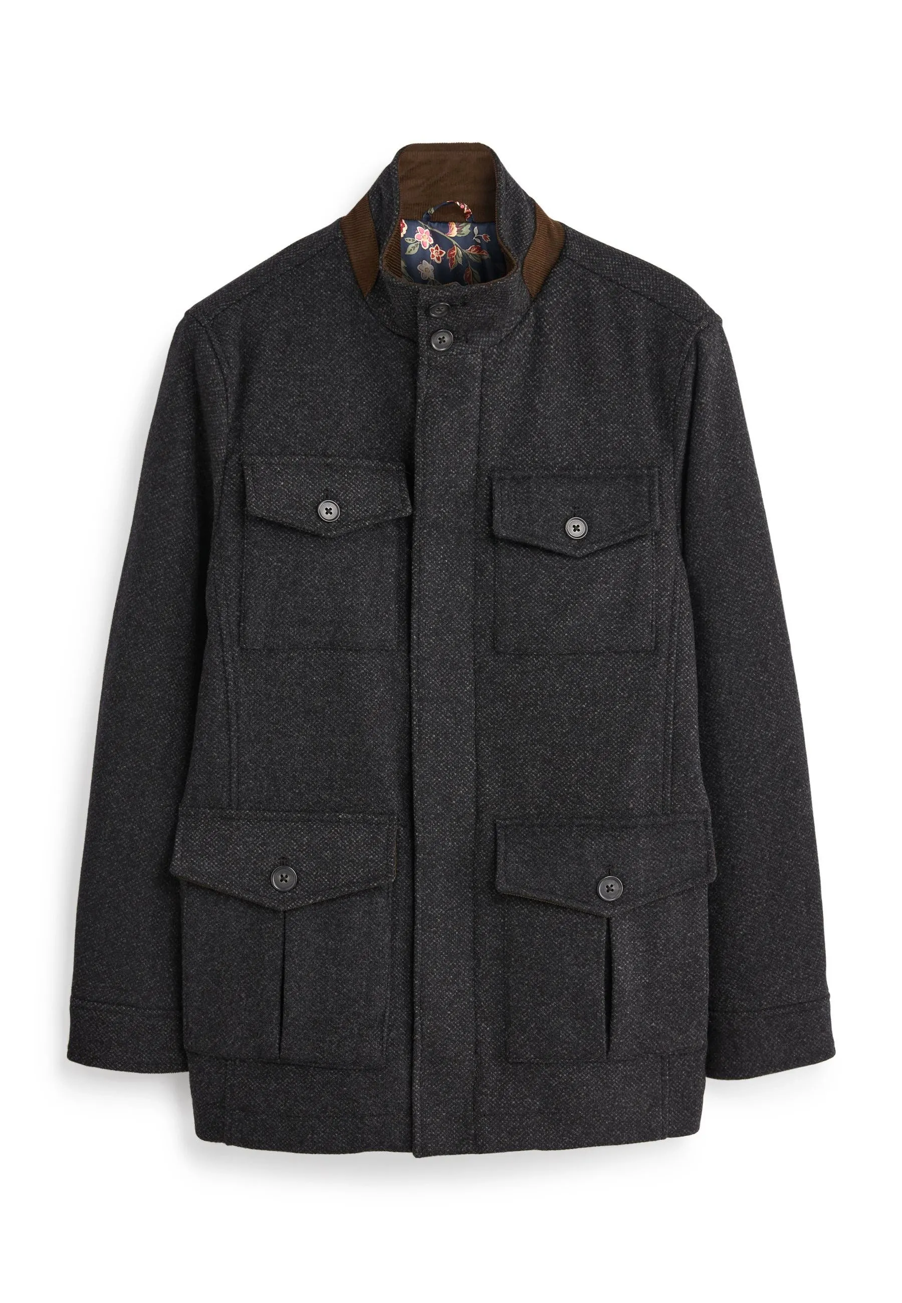 FOUR POCKET FUNNEL NECK STANDARD - Cappotto corto