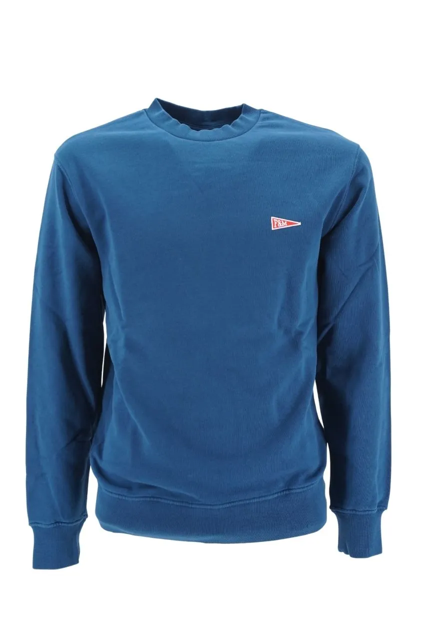 Franklin & Marshall Sweatshirt with Logo / Blue