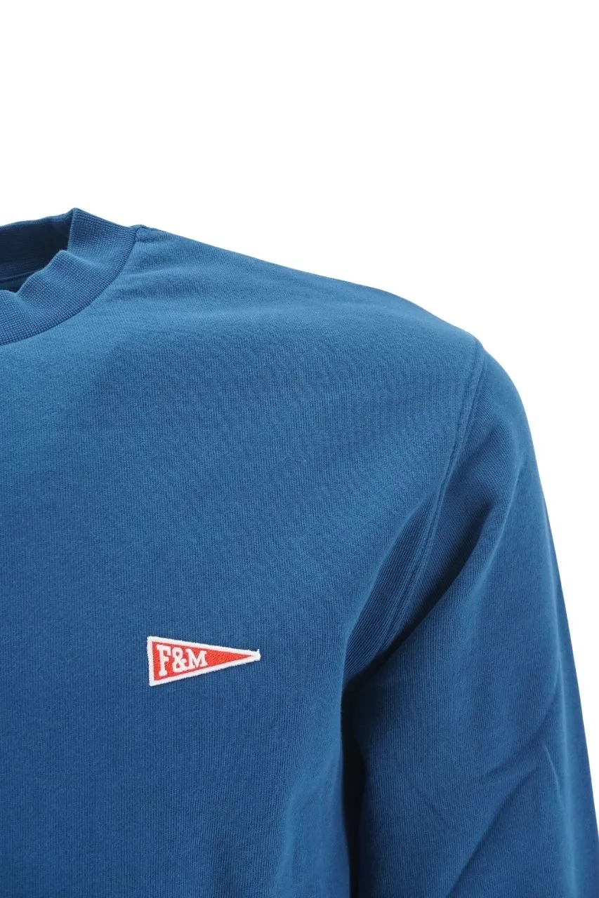 Franklin & Marshall Sweatshirt with Logo / Blue