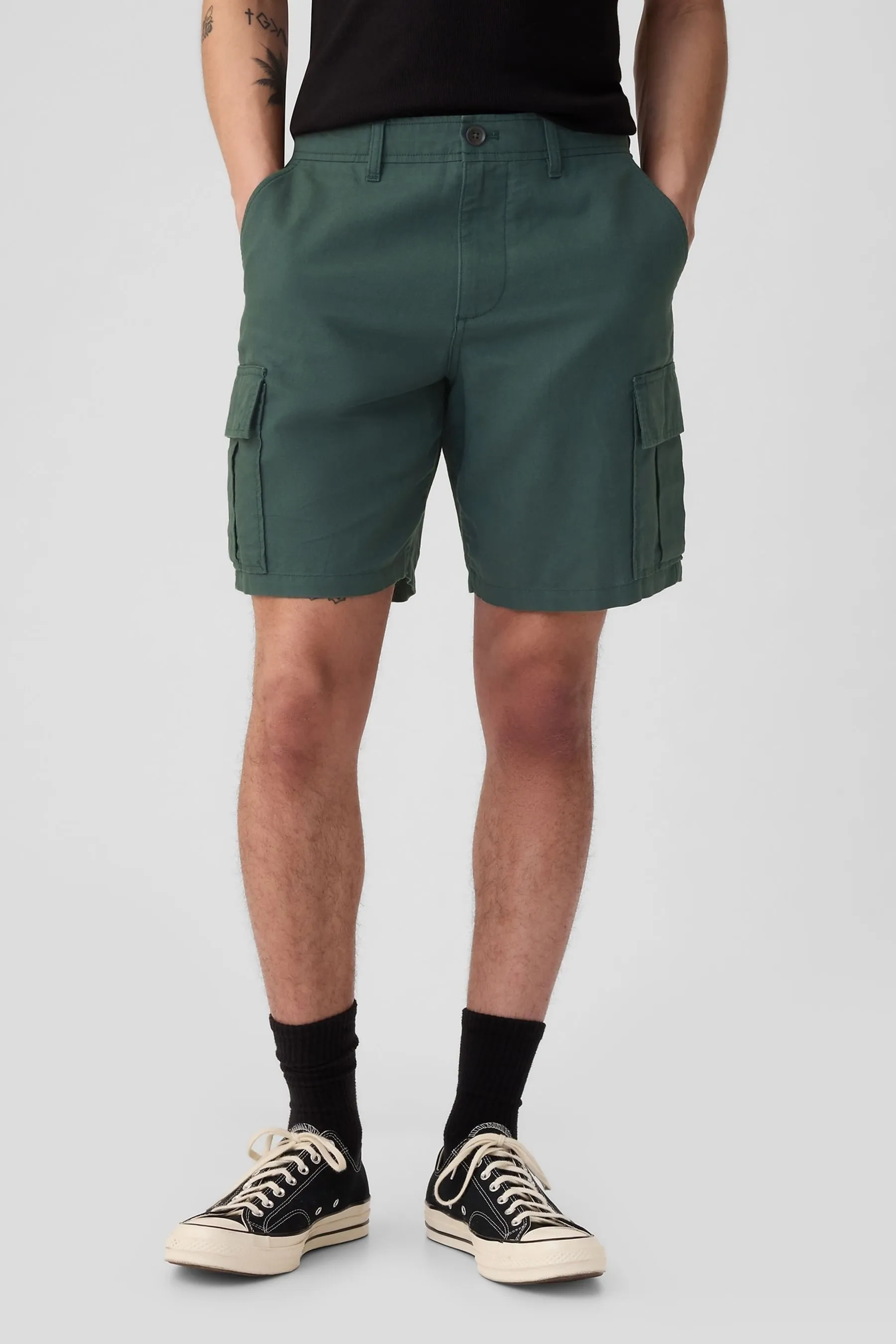 GAP - Shorts cargo in lino e cotone