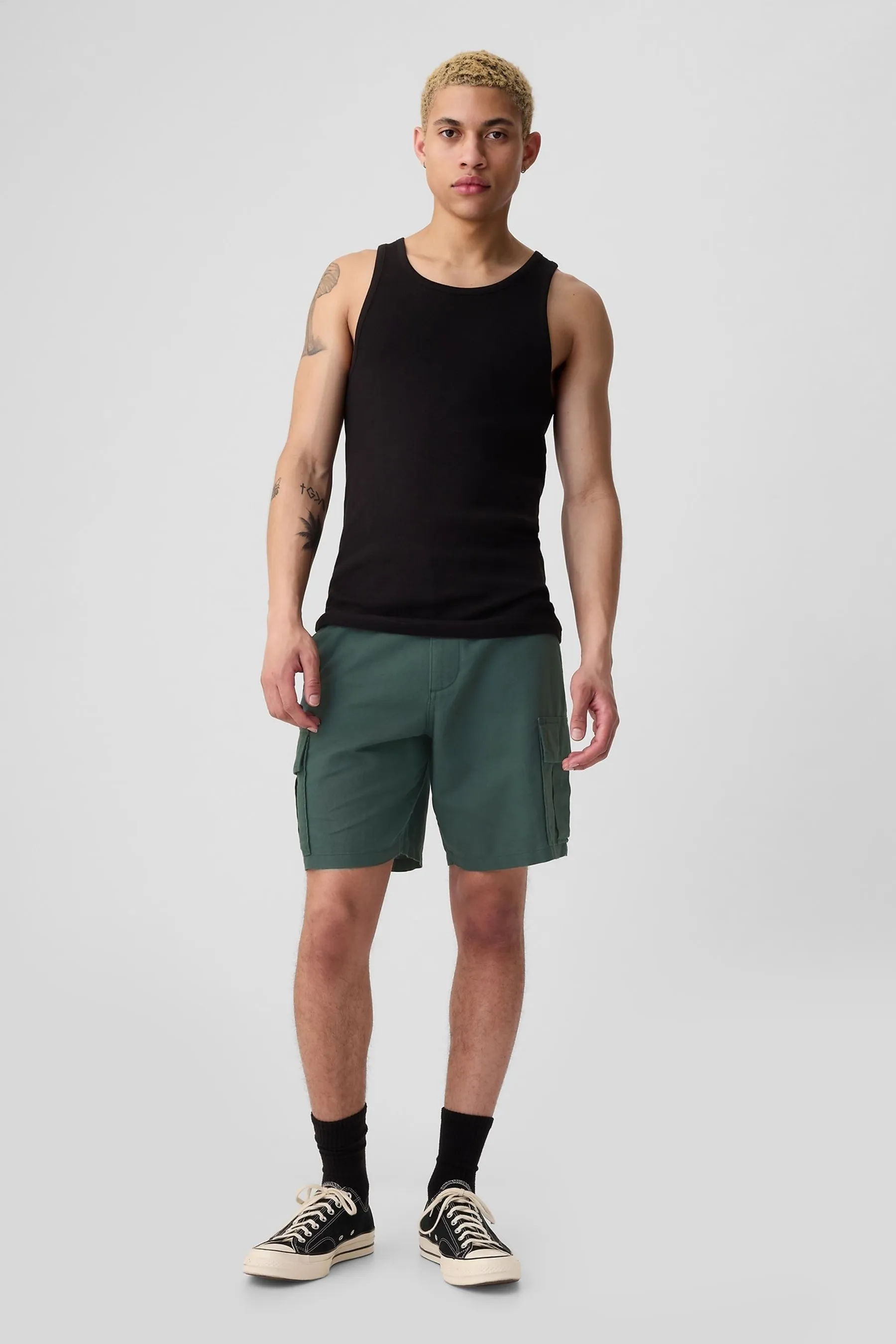 GAP - Shorts cargo in lino e cotone