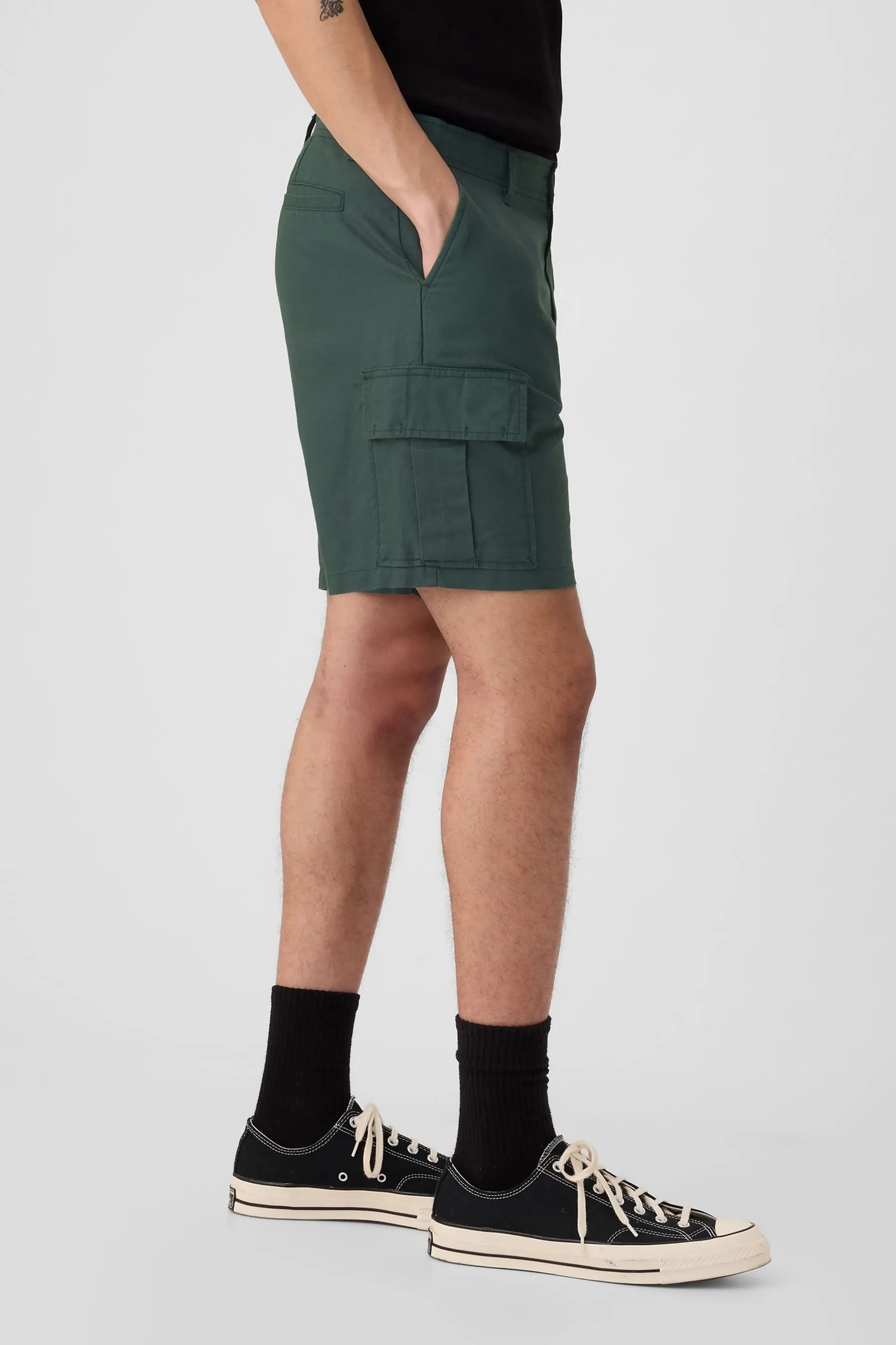 GAP - Shorts cargo in lino e cotone