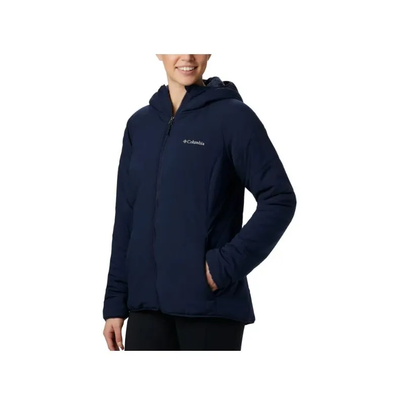 Giacca antivento con cappuccio da donna Columbia Kruser Ridge II Plush Softshell (Dark Nocturnal)