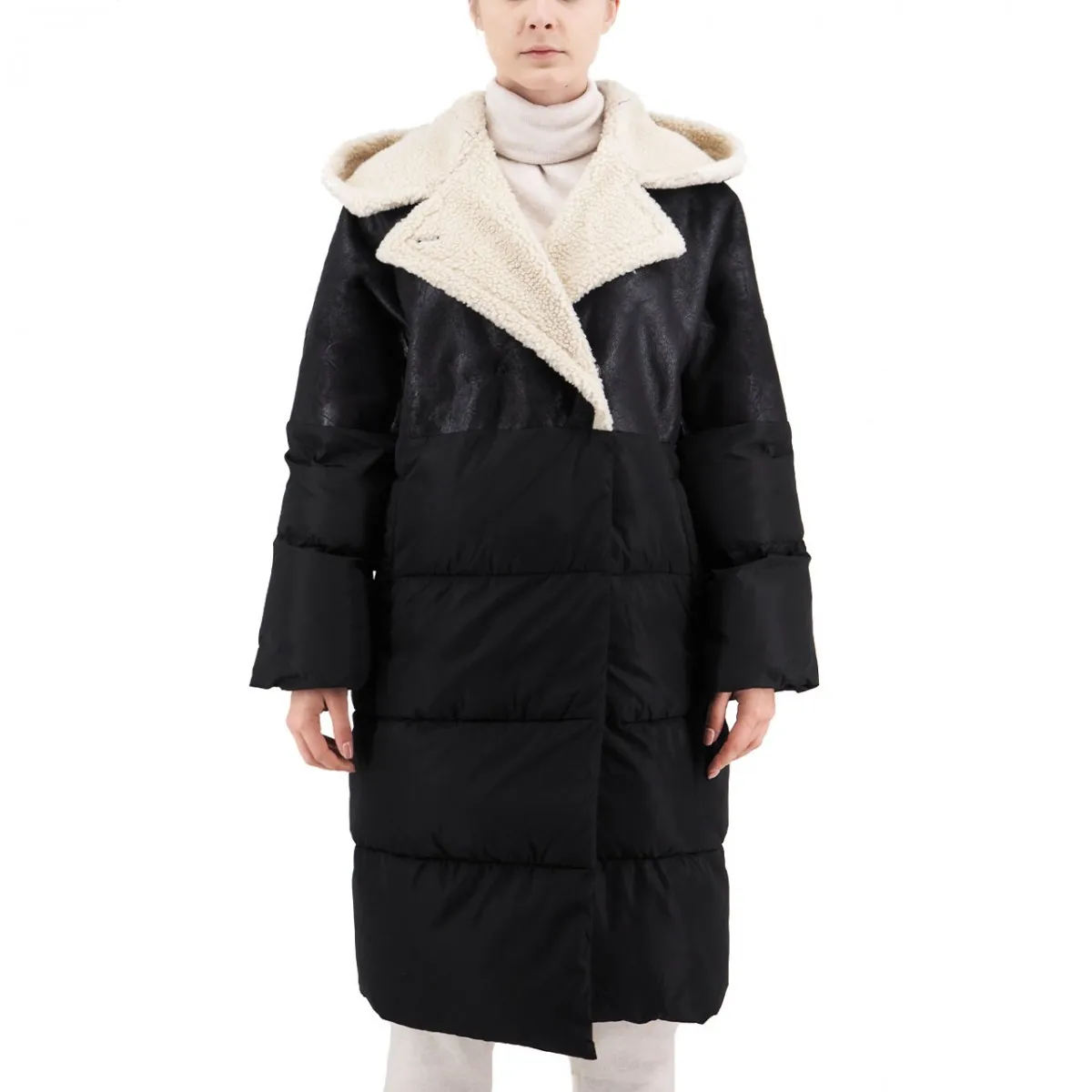 Giaccone Oversize In Doppio Tessuto