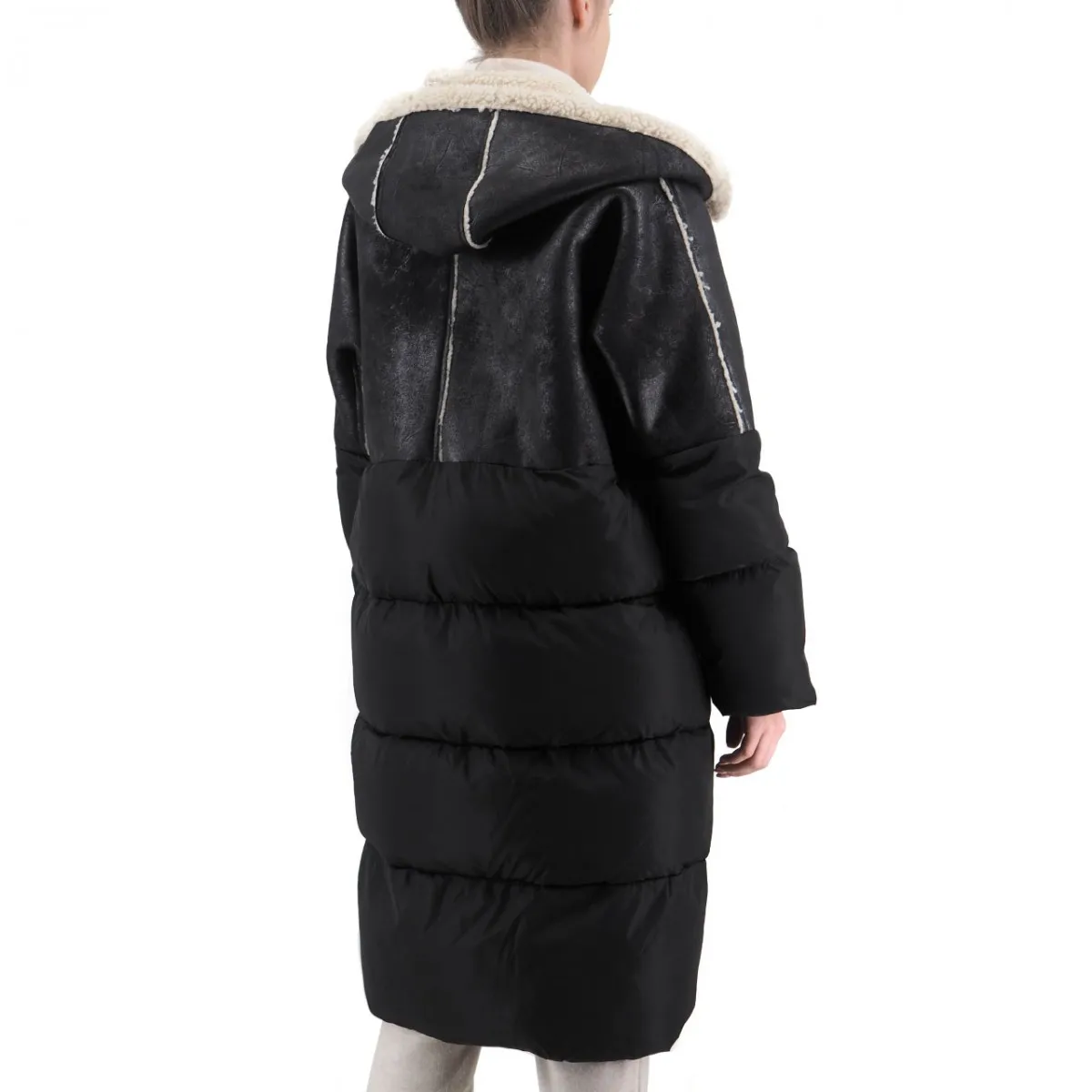 Giaccone Oversize In Doppio Tessuto