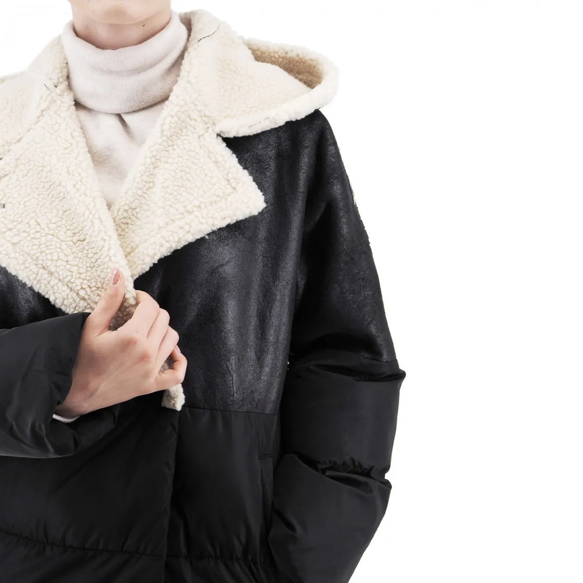 Giaccone Oversize In Doppio Tessuto
