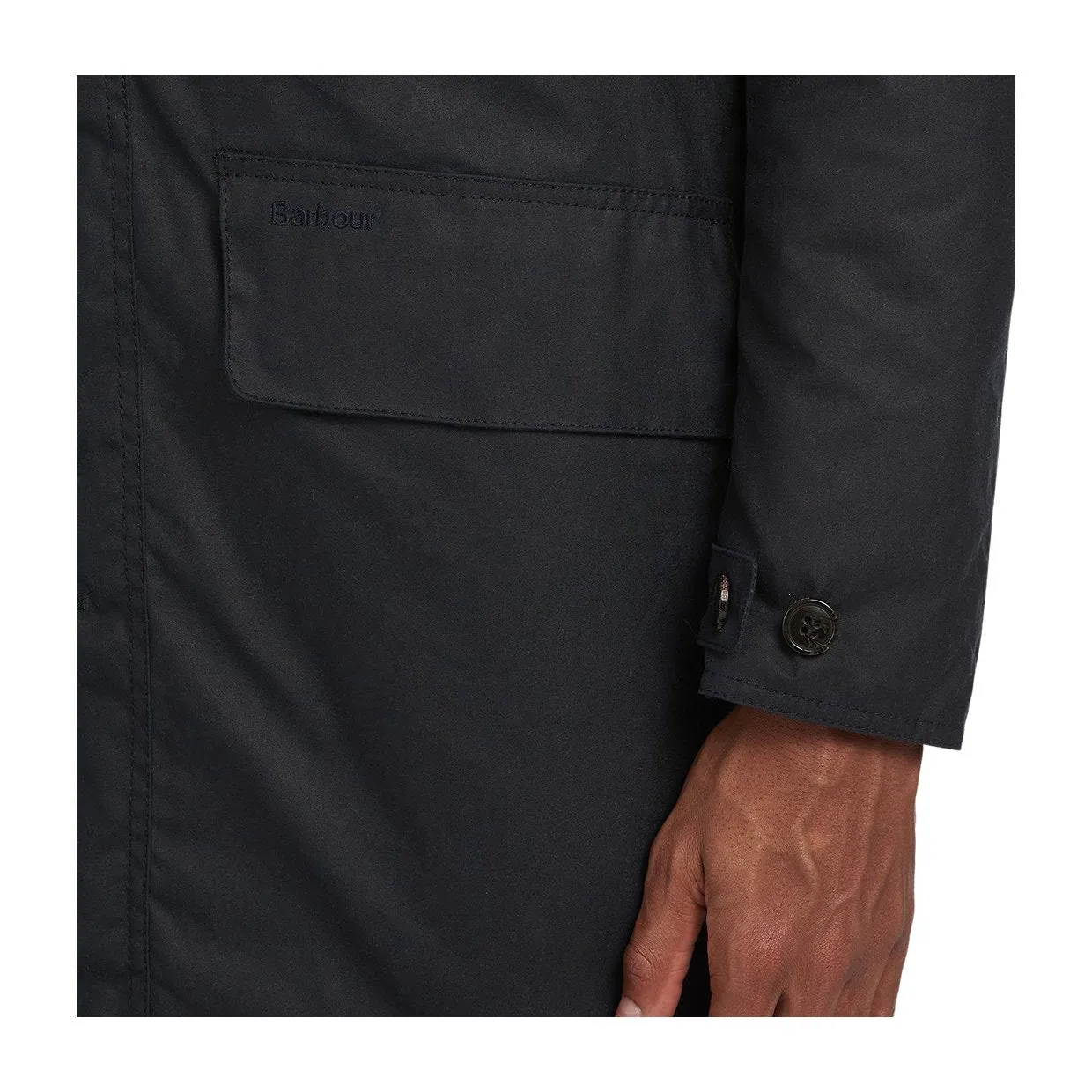 Giubbino Barbour Wax Mac Blu Navy