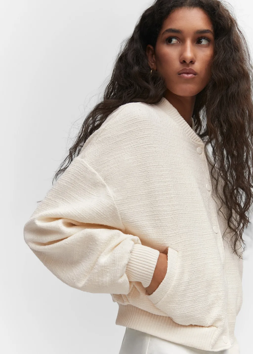 Giubbotto bomber tweed
