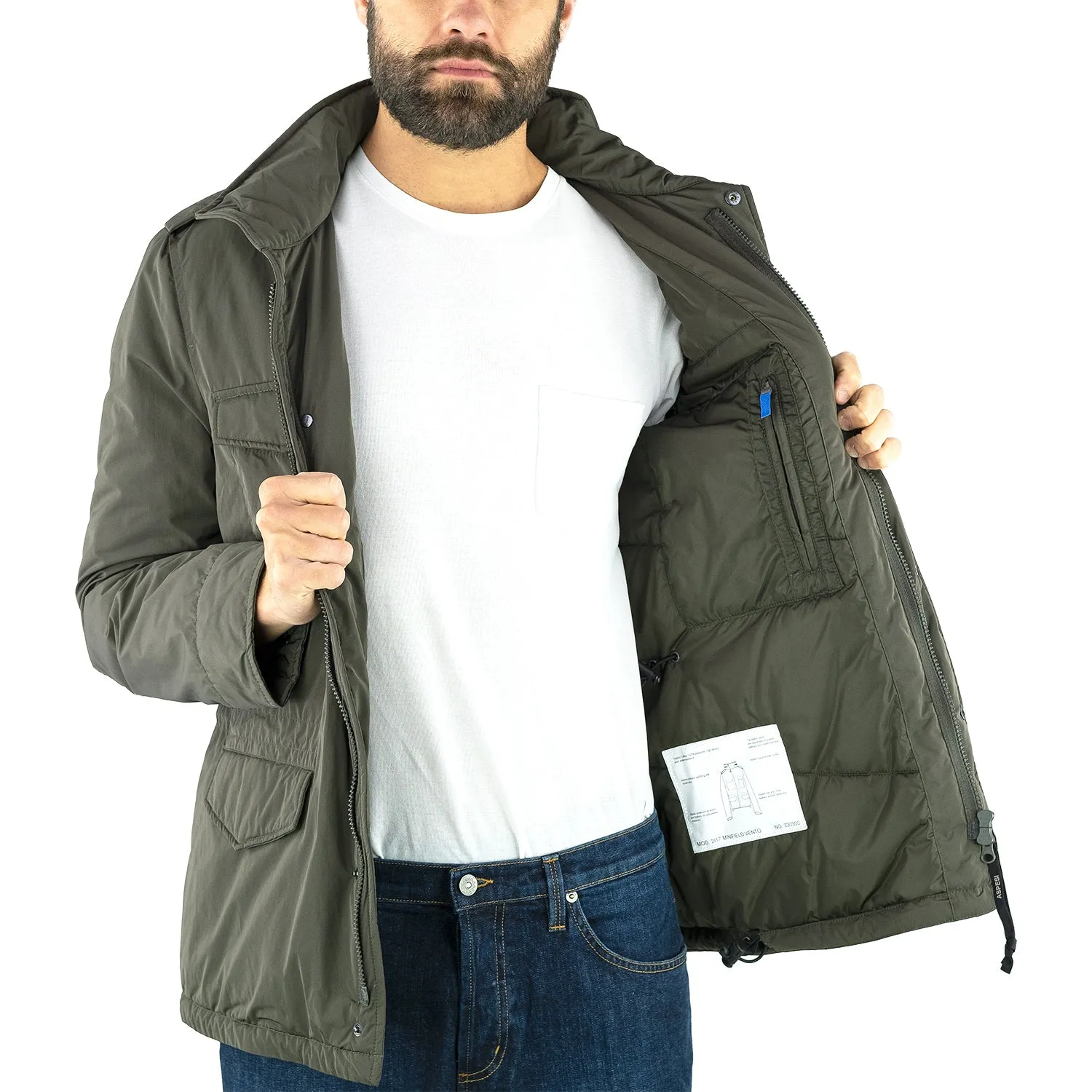 Giubbotto Field Jacket ASPESI Minifield Vento Verde Militare