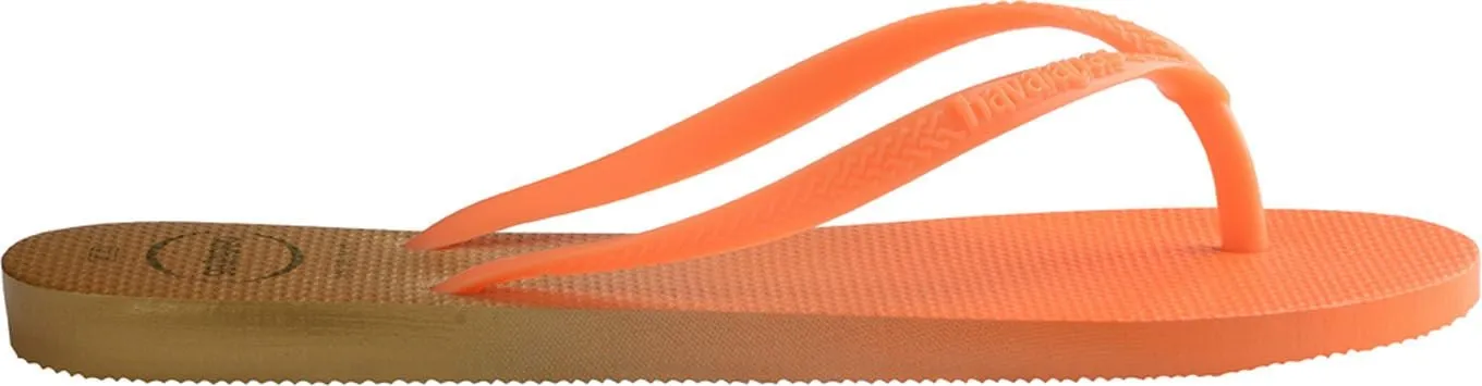 Havaianas - Slim Fit Gradient Fluo - Orange/Brown