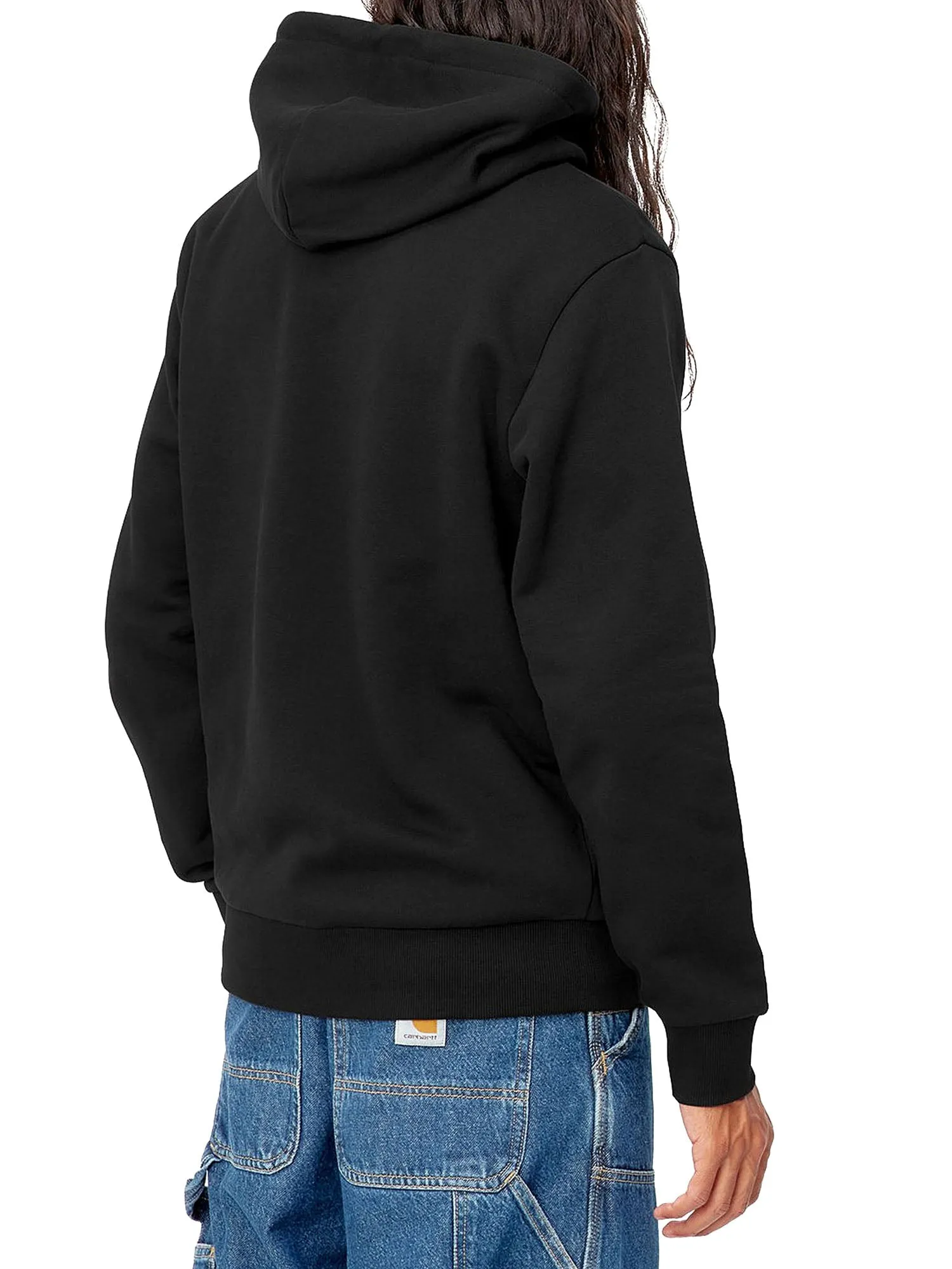 ----------Hooded Script Embroidery Sweat---------