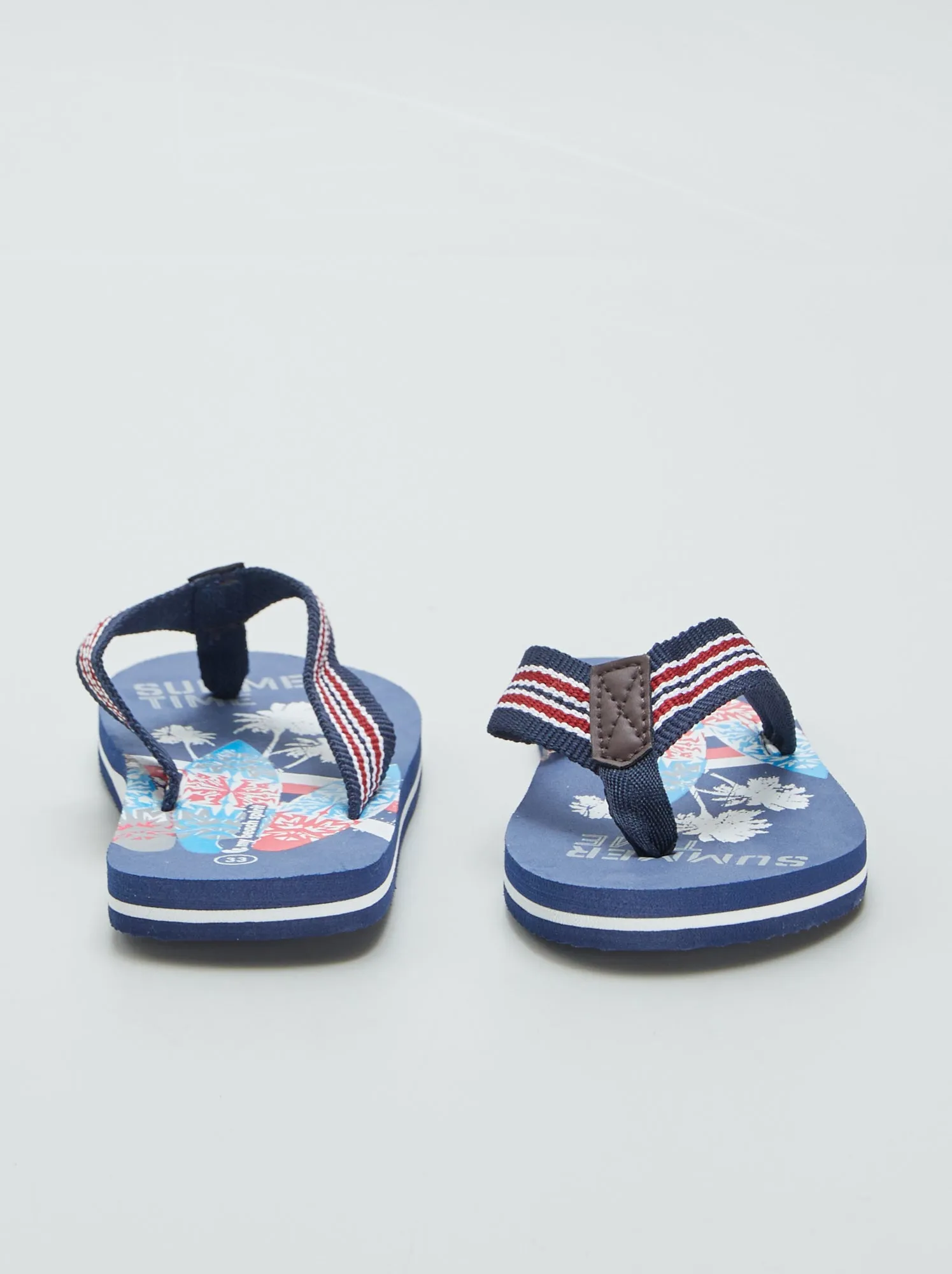 Infradito con stampa surf - blu