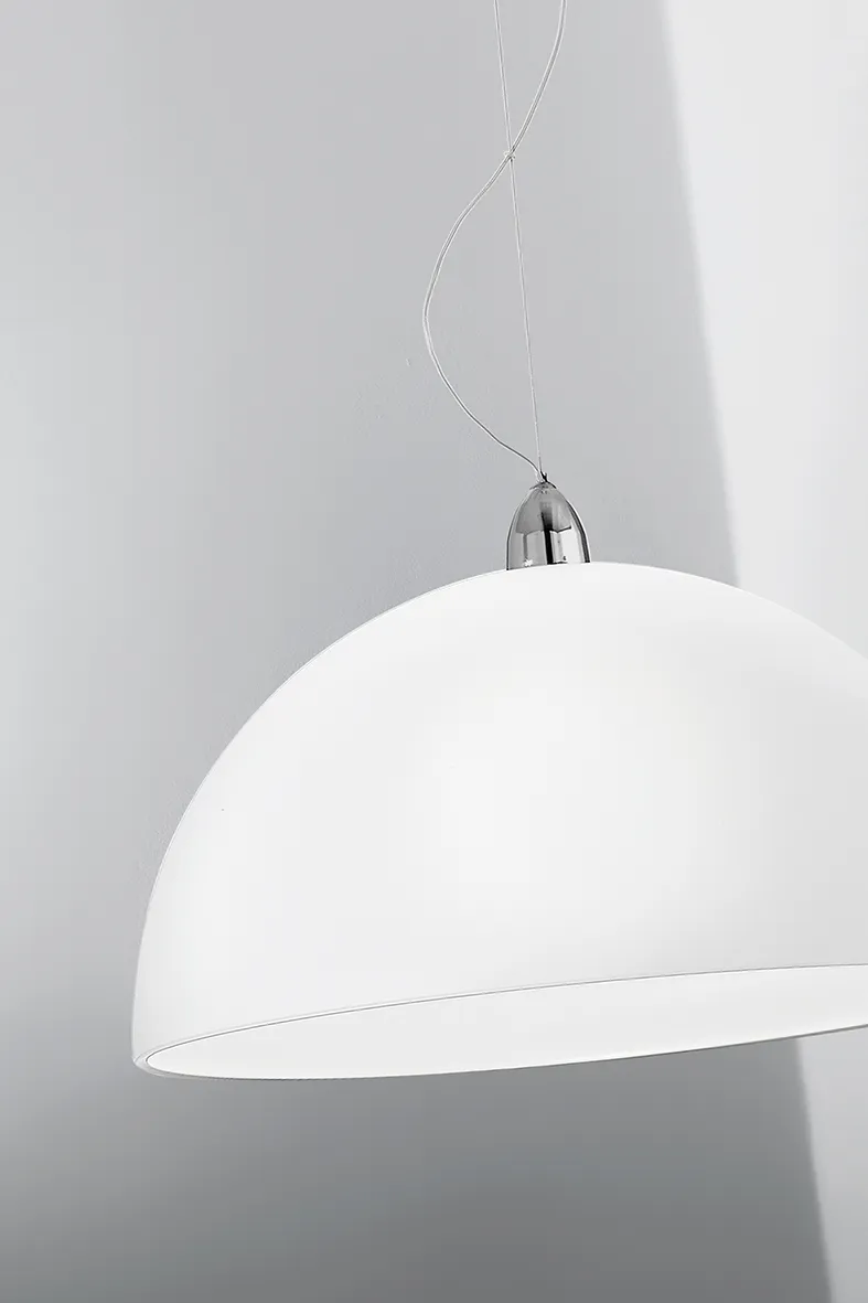 ISAKO – SOSPENSIONE IN VETRO BIANCO
