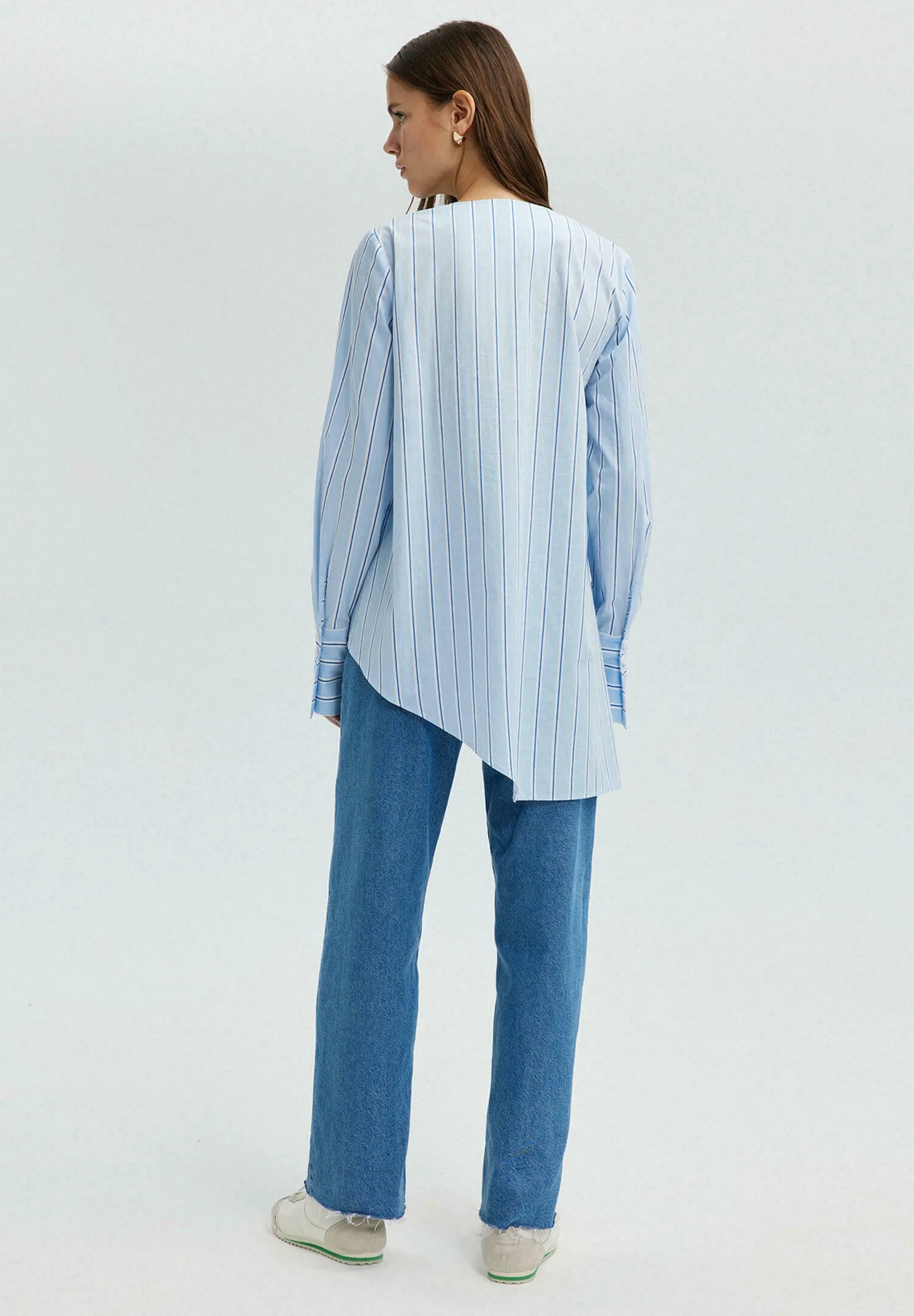 KIMONO ASYMMETRIC BINDING DETAIL - Cappotto corto