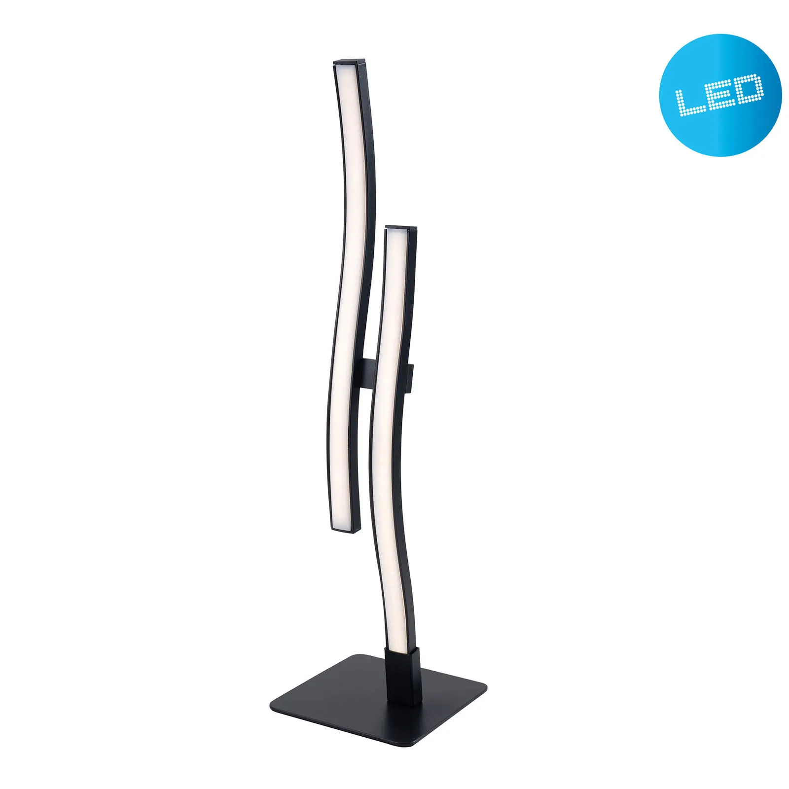 Lampada da tavolo LED Onda, 2 luci