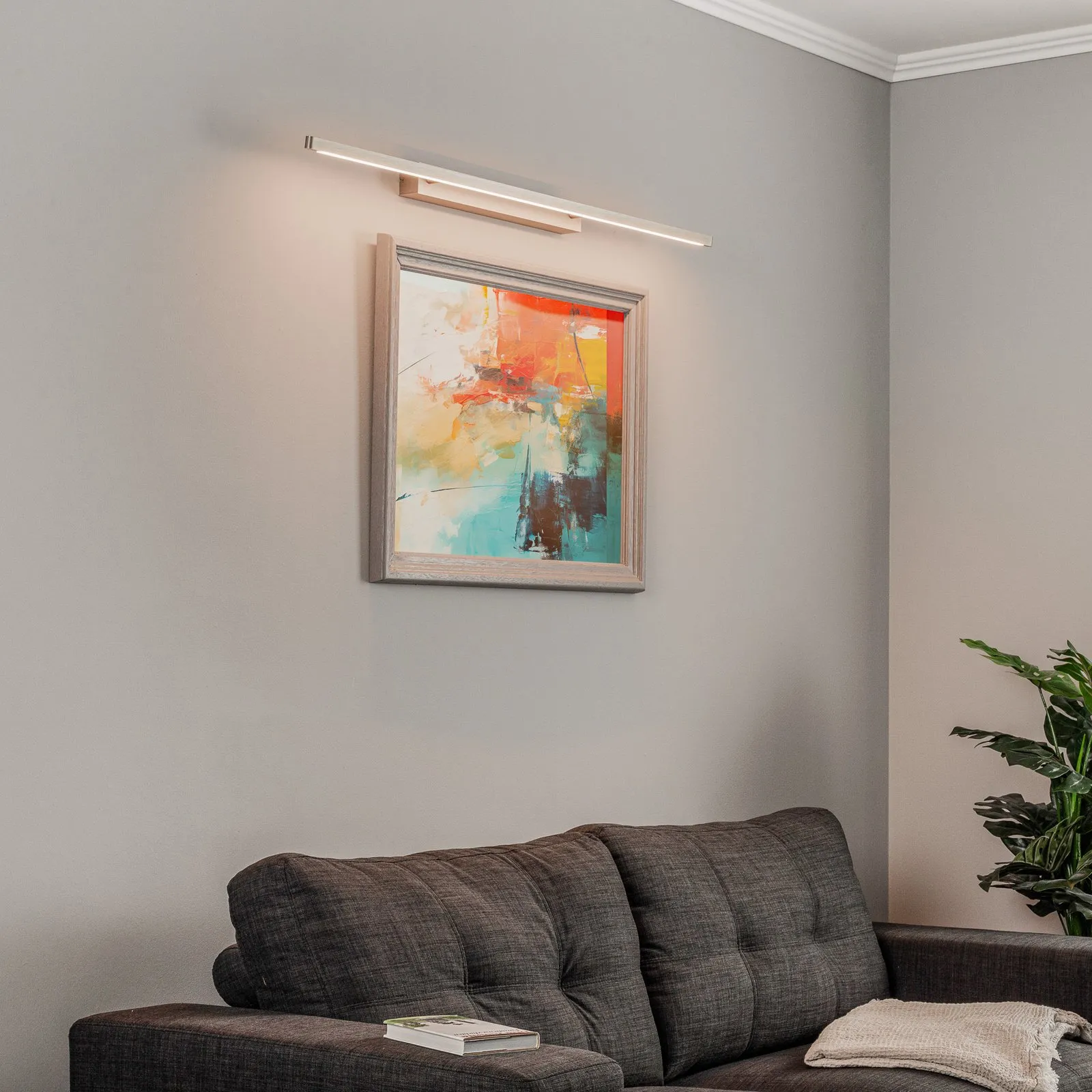 Lampada LED per quadri Quitani Talon alluminio/anodizzato naturale