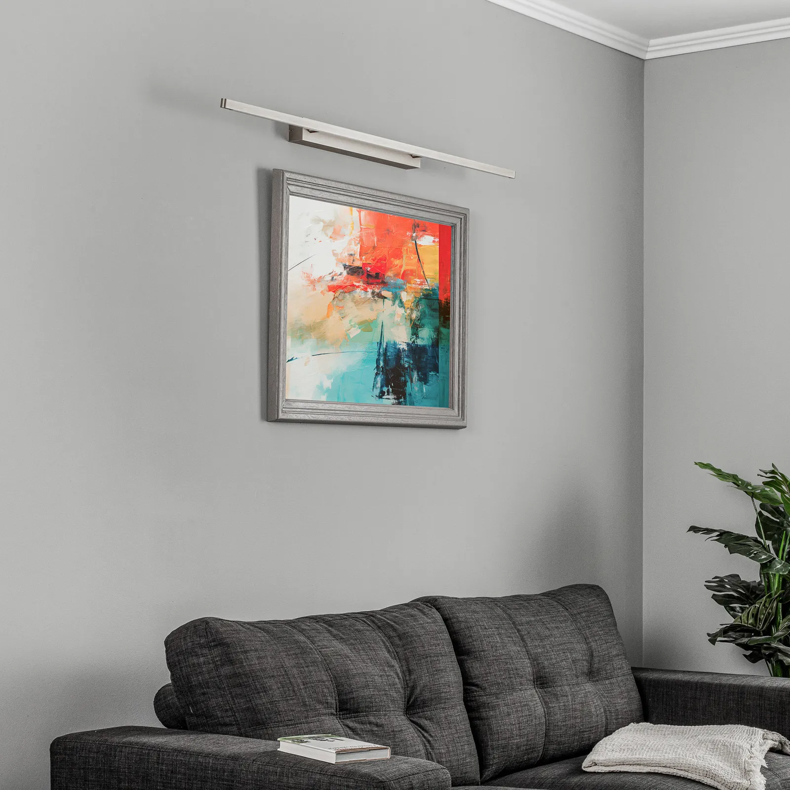 Lampada LED per quadri Quitani Talon alluminio/anodizzato naturale