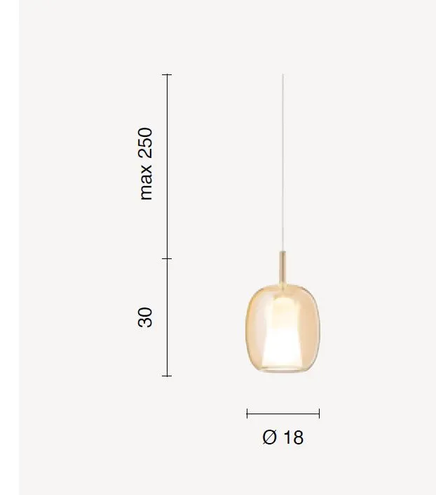 Lampadario Doppio Vetro Colorato Per Isola Cucina Moderna Thelma Ondaluce