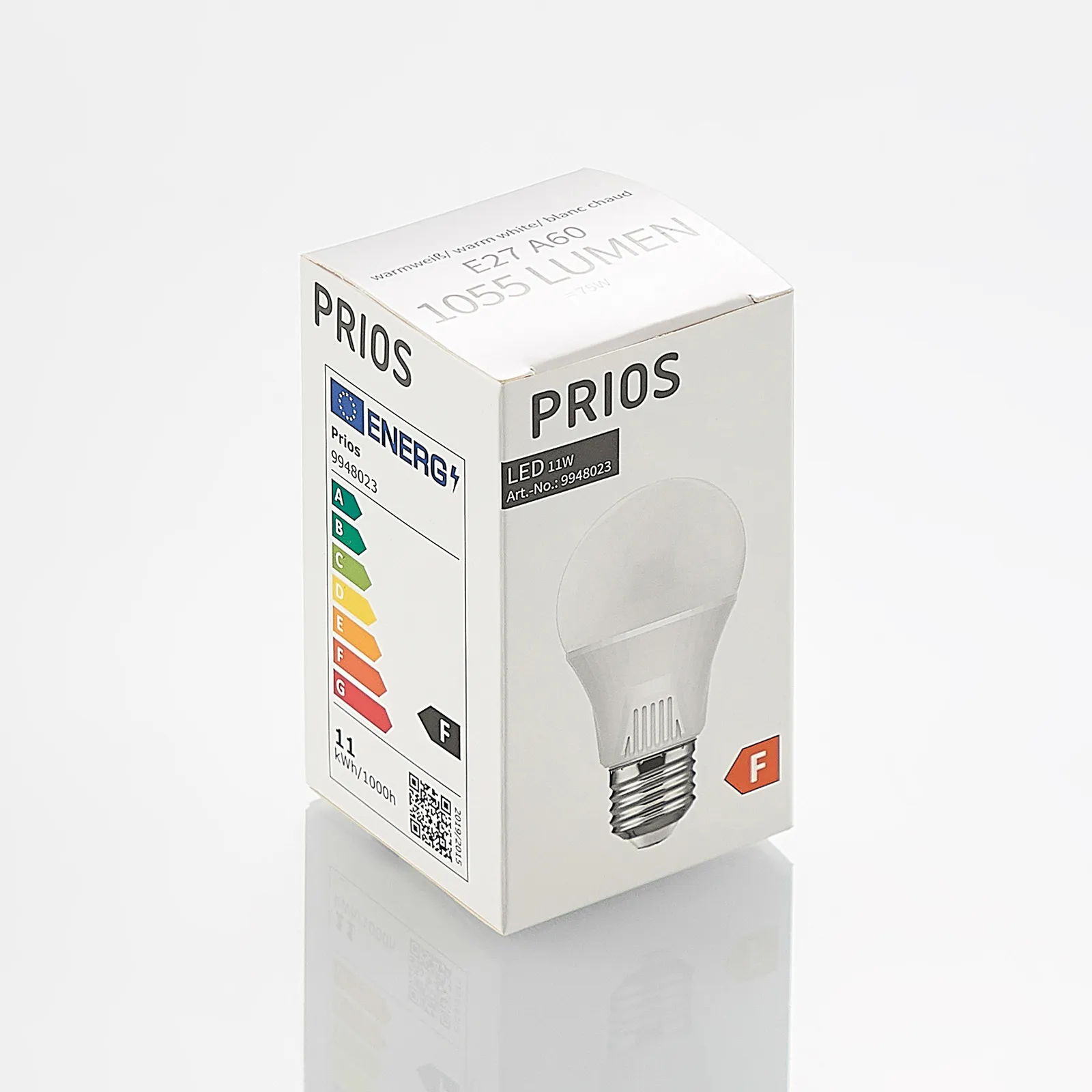 Lampadina LED E27 A60 11W bianco 2.700K