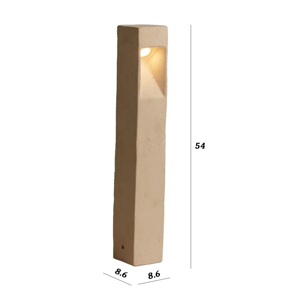 Lampioncino Toscot SMITH P129.1C-L-095 IP65 1.7W LED 130LM 3000°K lampada terra rustica esterno monoemissione
