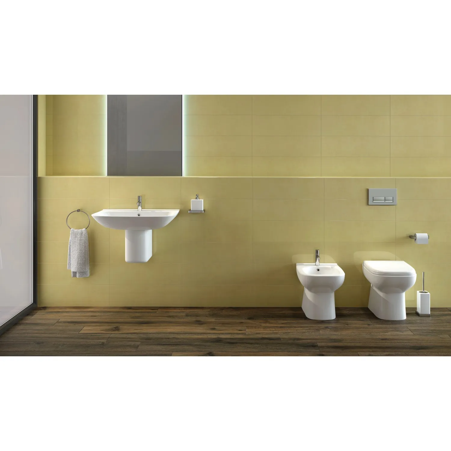 Lavabo in ceramica Serie RIVER